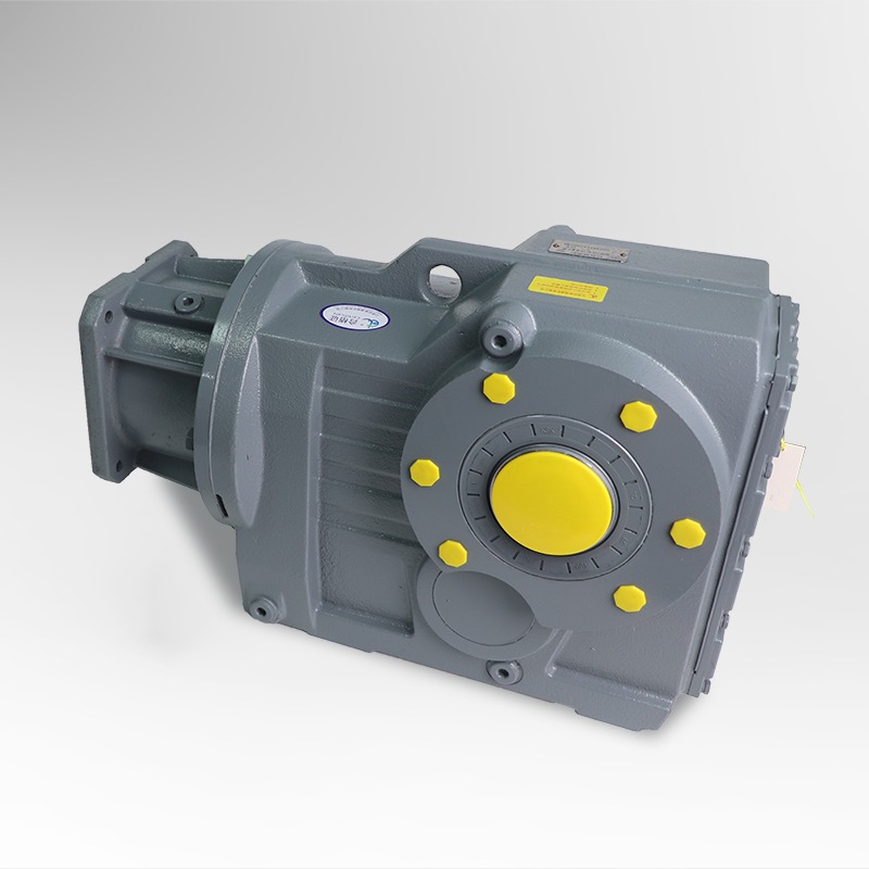 JKAT87/97/107 Servo – Präzisions-Hartzahn-Oberflächen-Spiralkegelrad-Untersetzungsgetriebe mit wellenmontiertem Anti-Rotationsarm